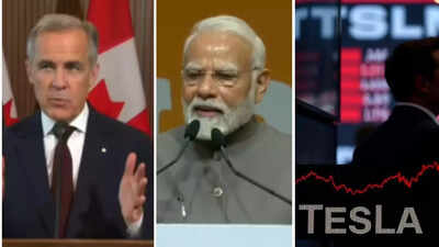 मॉर्निंग न्यूज रैप: कनाडा पीएम कहते हैं कि जी 7 शिखर सम्मेलन को पीएम मोदी को आमंत्रित किया गया है, ” सेंस ‘; टेस्ला स्टॉक क्रैश 2025 में $ 380bn को मिटा देता है और अधिक | भारत समाचार मॉर्निंग न्यूज रैप: कनाडा पीएम कहते हैं कि जी 7 शिखर सम्मेलन को पीएम मोदी को आमंत्रित किया गया है, ” सेंस ‘; टेस्ला स्टॉक क्रैश 2025 में $ 380bn को मिटा देता है और अधिक | भारत समाचार