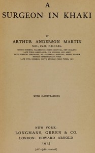 आर्थर एंडरसन मार्टिन द्वारा खाकी में एक सर्जन