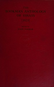 निबंधों का बुकमैन संकलन [1923] जॉन चिपमैन फ़रार द्वारा